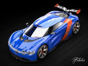 renault alpine a11050 3D Model