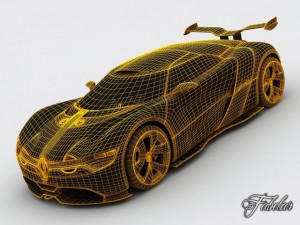 renault alpine a11050 3D Model