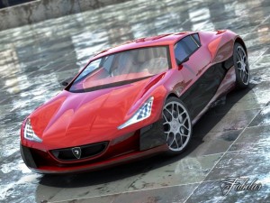 rimac concept one 20 3D Model