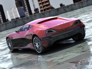 rimac concept one 20 3D Model