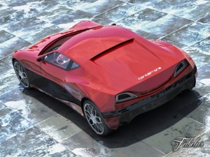 rimac concept one 20 3D Model