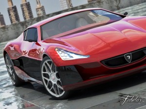 rimac concept one 20 3D Model