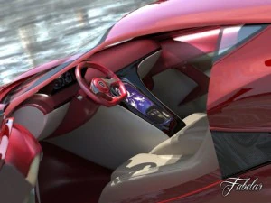 rimac concept one 20 3D Model