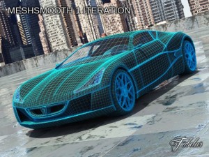 rimac concept one 20 3D Model