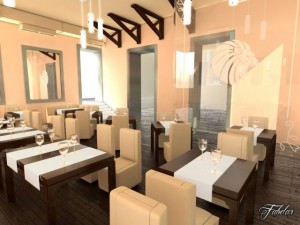 restaurant interior 1 3D 模型