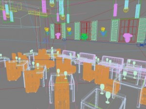restaurant interior 1 3D 模型