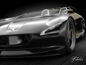 peugeot ex1 3D Model