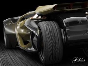 peugeot ex1 3D Model