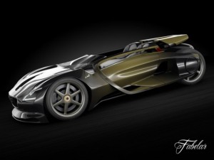 peugeot ex1 3D Model