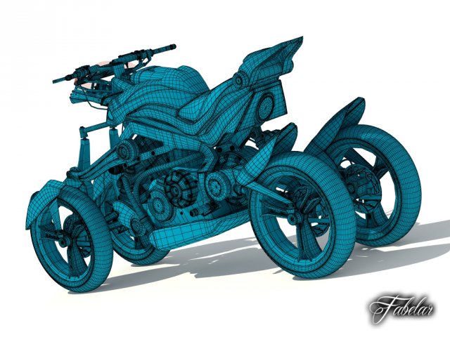 yamaha tesseract 20 3D Model in Motorcycle 3DExport