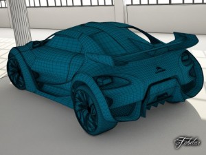 citroen survolt 20 3D 模型