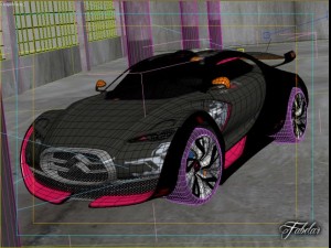 citroen survolt 20 3D 模型