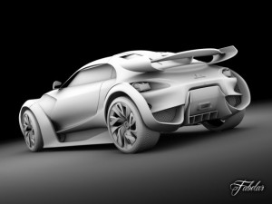 citroen survolt 20 3D 模型