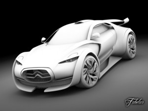 citroen survolt 20 3D 模型