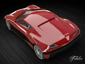 rimac concept one 3D Model