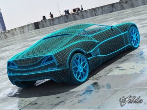rimac concept one 3D Model