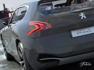 peugeot hx1 20 3D Model