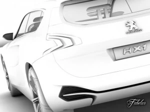 peugeot hx1 20 3D Model