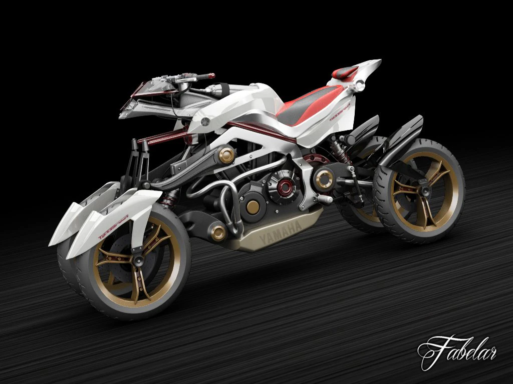 yamaha tesseract 3D Model .c4d .max .obj .3ds .fbx .stl .blend