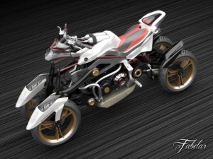 yamaha tesseract 3D 모델