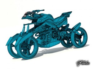 yamaha tesseract 3D 모델