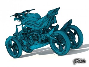 yamaha tesseract 3D 모델
