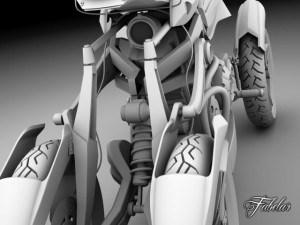 yamaha tesseract 3D 모델