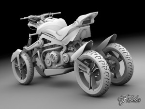 yamaha tesseract 3D 모델
