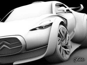 citroen survolt 3D Model