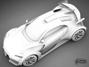 citroen survolt 3D Model
