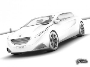 peugeot concept pack 1 20 Modelo 3D