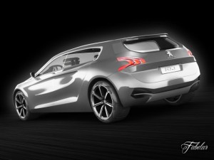 peugeot hx1 3D Модель