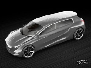 peugeot hx1 3D Модель