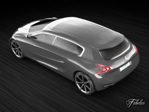 peugeot hx1 3D Модель