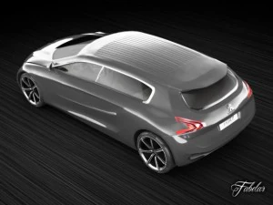 peugeot hx1 3D Model
