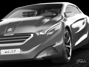peugeot hx1 3D Модель