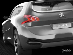 peugeot hx1 3D Model