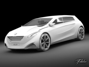 peugeot hx1 3D Модель