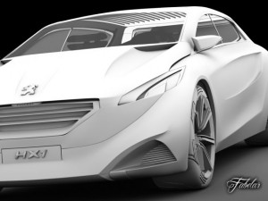 peugeot hx1 3D Модель