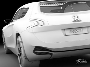 peugeot hx1 3D Модель