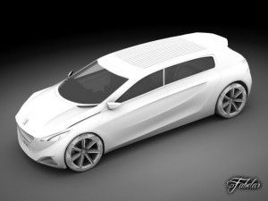 peugeot hx1 3D Модель