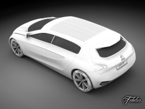 peugeot hx1 3D Модель