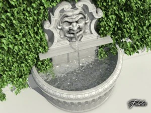 fountain 9 3D Model