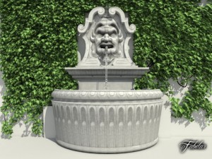 fountain 9 Model 3D