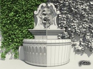 fountain 9 Model 3D