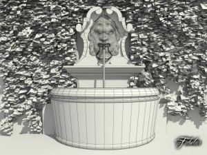 fountain 9 Model 3D