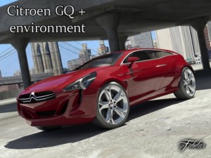 citroen gq concept 20 3D Model