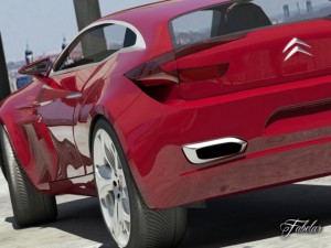 citroen gq concept 20 3D Модель