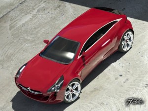 citroen gq concept 20 3D Модель