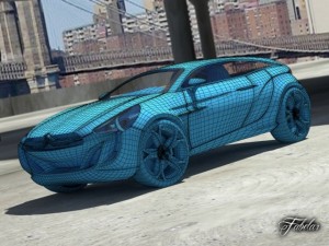 citroen gq concept 20 3D Модель